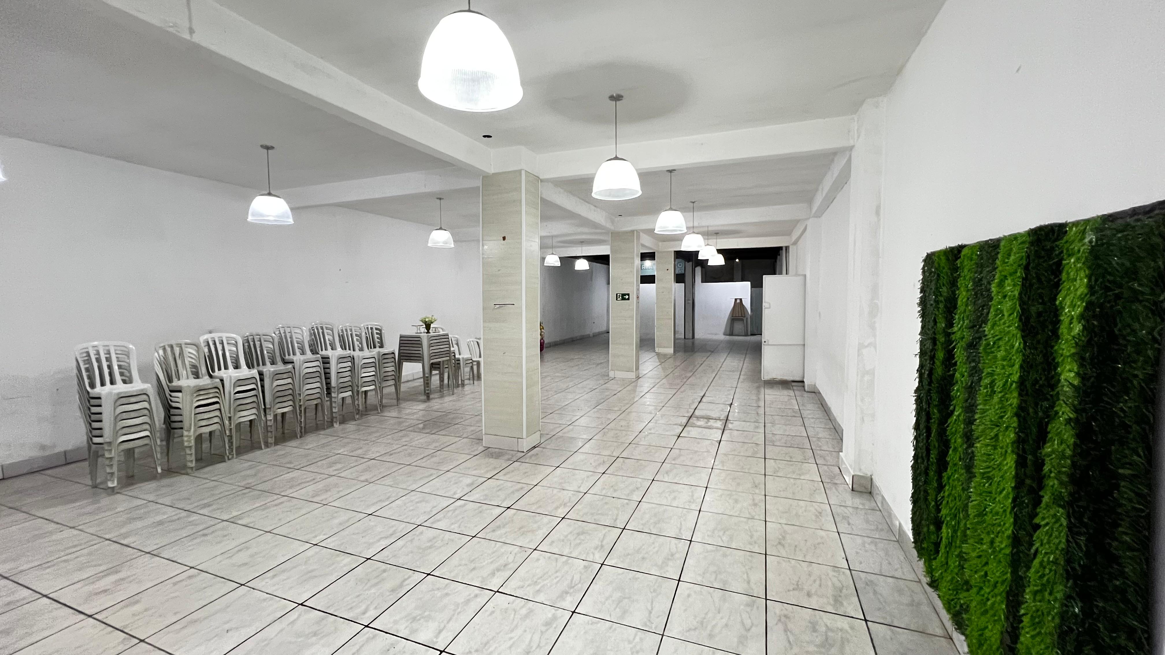 Salão de festas e eventos da Galeria Camilo
