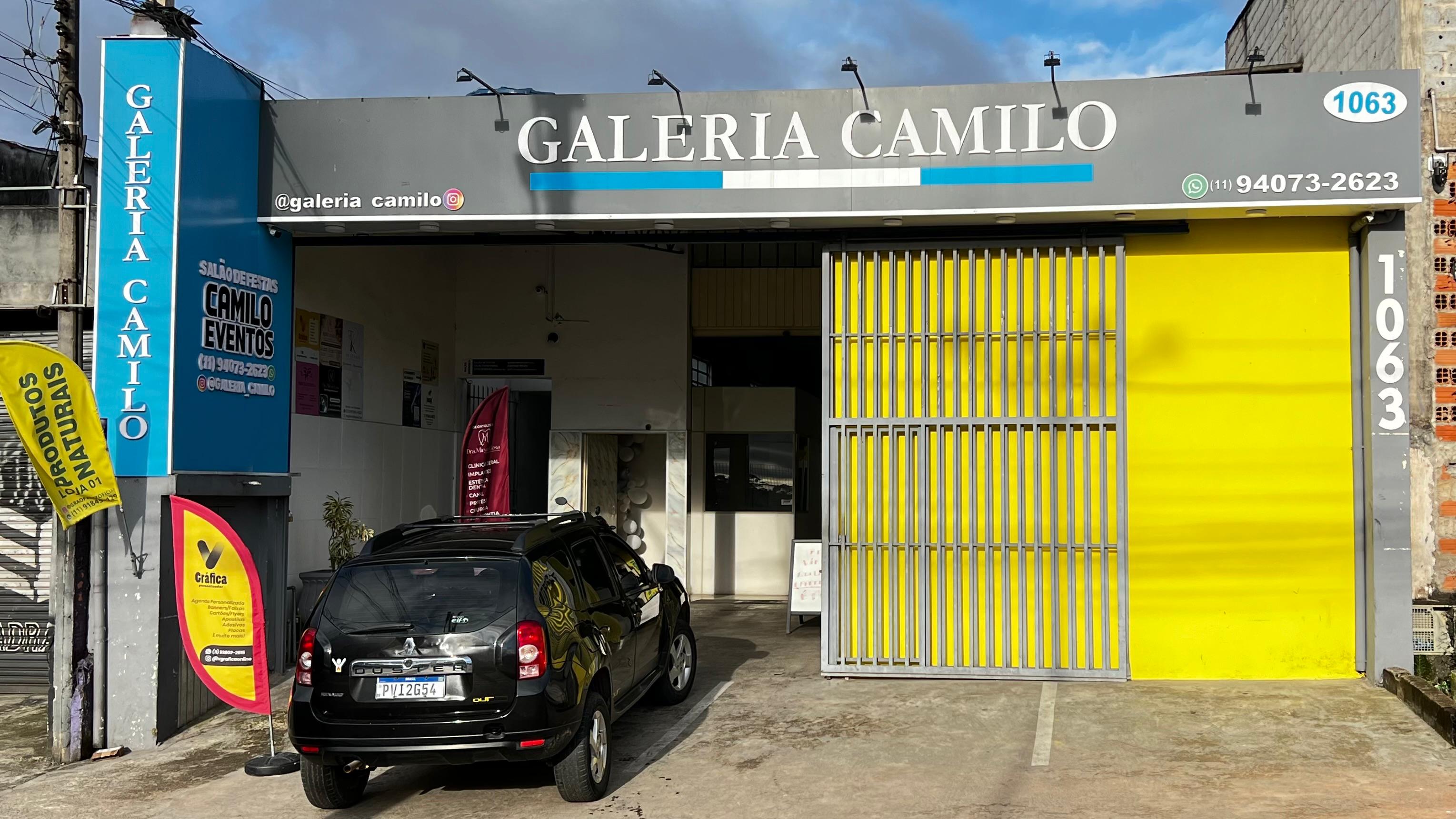 Ambiente profissional da Galeria Camilo